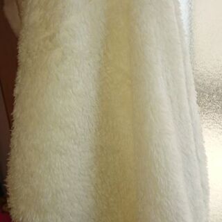 薄手のフワフワの上着の画像