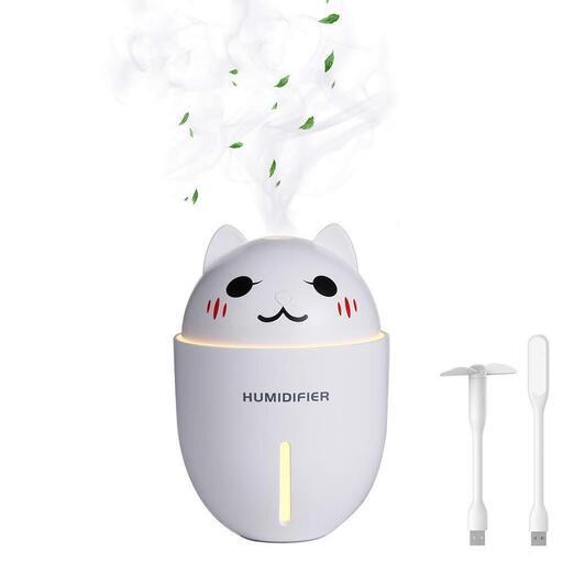 WINIAER 超音波式加湿器 持ち運び便利 ミニ加湿器 大容量 長時間持続