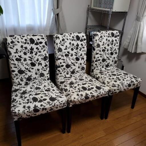 IKEA☆ダイニングチェア☆HENRIKSDAL☆３脚セット