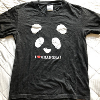 パンダTシャツ 黒