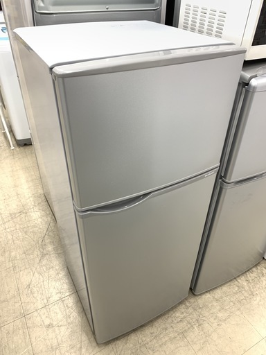 J154 【動作確認、クリーニング済】 SHARP　シャープ　冷凍冷蔵庫　118L　SJ-H12Y-S　2015年製　★動作保証あります