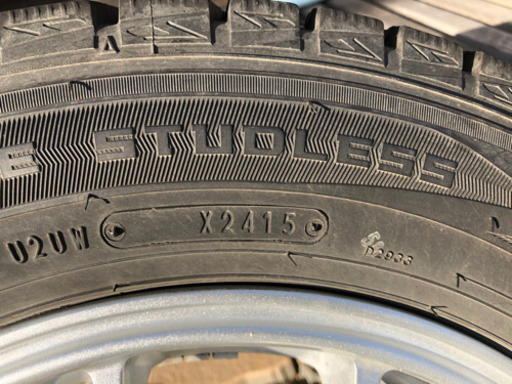 スタッドレス DUNLOP WM01 165/70R14 アルミホイール14×41/2J 4本