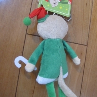 新品・タグ付き■ KALDI カルディ くたくたネコ エルフちゃん マスコット 2018■クリスマスの画像