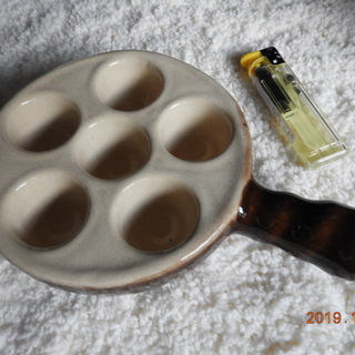 BBQ キャンプ でどうぞ♪　パリの蚤の市で購入した陶器製　エス...