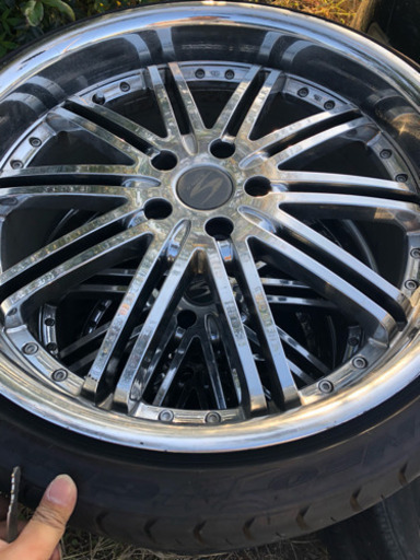 225/35R20メッキ4本セットクラウン、アルファード等
