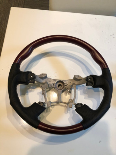 アルファード木目調スティアリング