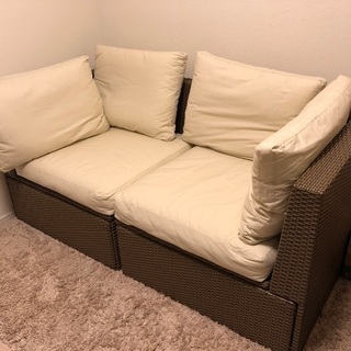 IKEAのガーデンソファー〔屋内使用してました〕