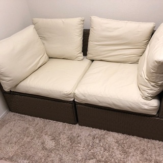 IKEAのガーデンソファー〔屋内使用してました〕