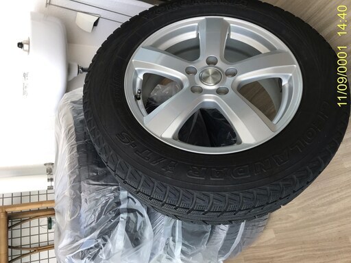 【スタットレスタイヤ w/ アルミ】225/65R17 YOKOHAMA GEOLANDAR　6000円