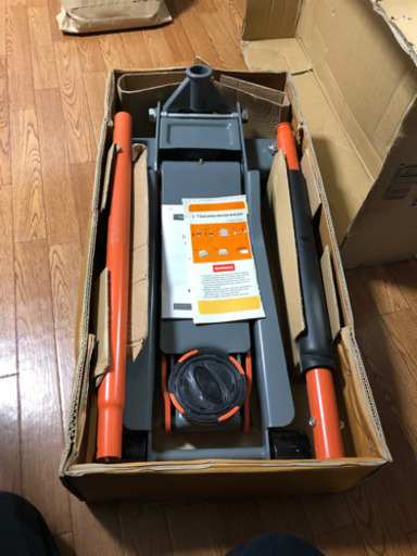 フロアジャッキ3t ローダウン　75mm〜500mm