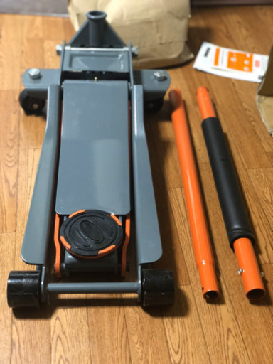 フロアジャッキ3t ローダウン　75mm〜500mm