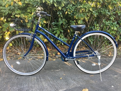 シティサイクル（美品）　INNOVATION FACTORY　27インチ　ブルー