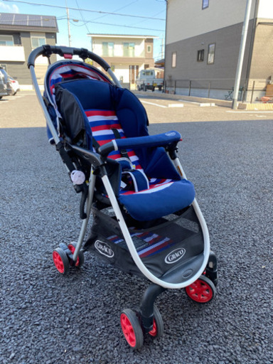 グレコベビーカー A・B両用 新品未使用レインカバーつき
