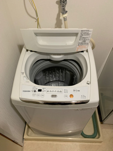 東芝　2013年製　洗濯機　4.2kg 譲り先決まりました。