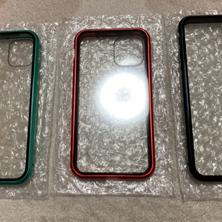両面ガラス マグネット式 簡単脱着 強化ガラス アルミバンパー ...