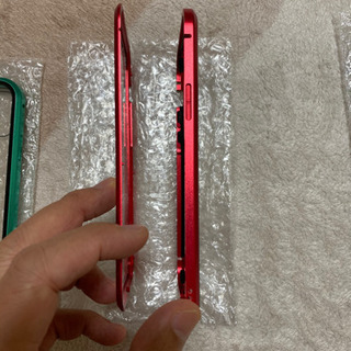 両面ガラス マグネット式 簡単脱着 強化ガラス アルミバンパー iPhone11 iPhone 11 Pro iPhone 11 Pro Max 前後ガラス 耐衝撃ケースの画像