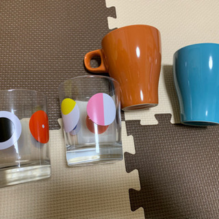 IKEAのコップとグラスの画像