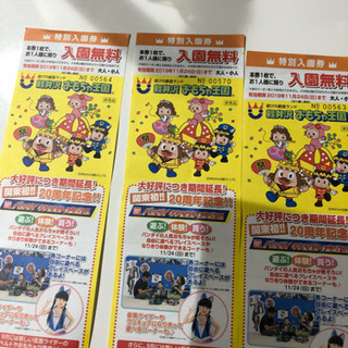 軽井沢　おもちゃ王国入園無料券