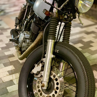 SR400  世田谷ベースカラー cafe custom 車検令...