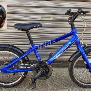 子供用自転車16インチ　アルミフレーム　ヘルメット付