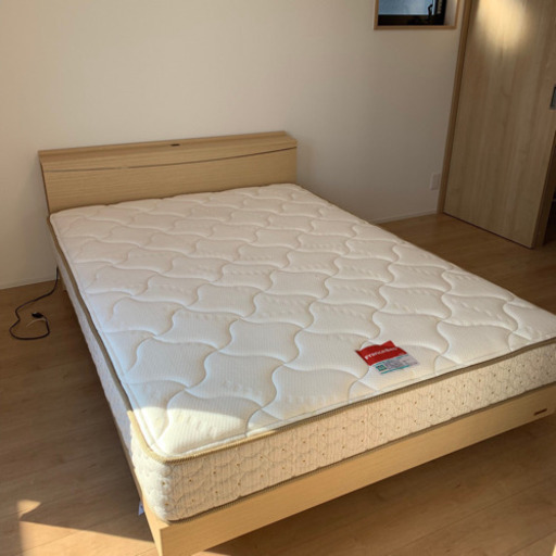 フランスベッド ダブルベッド マットレス フレーム