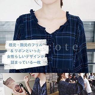 サイズの合う方必見！ チュニック 長袖 チェック 秋冬 ワンピース XXL「新品未開封品」の画像