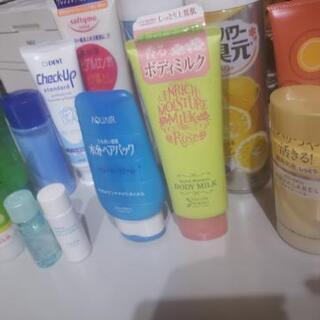 化粧水、乳液、ヘアパック