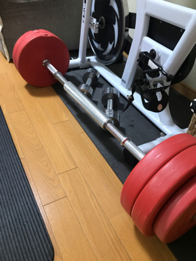 バーベル連結パーツ付き・25キロ