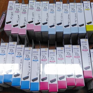 エプソンプリンターEP306中古インクカートリッジ付き着払いのみでの画像