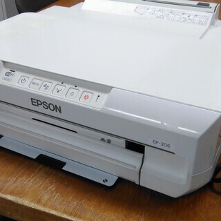 エプソンプリンターEP306中古インクカートリッジ付き着払いのみでの画像