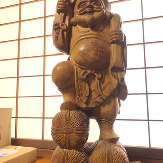 木彫りの大黒様の画像