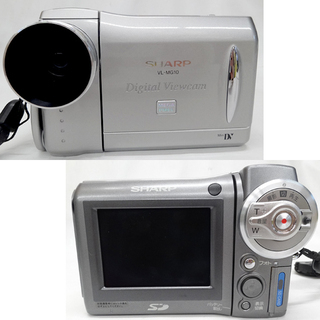 使用感少なめ★SHARP シャープ 液晶デジタルビューカム VL-MG10 デジタルビデオカメラ 本体/＆アクセサリーキット・クリーナー付/ダビングに！　札幌 豊平区 アウトレットモノハウス平岸店の画像
