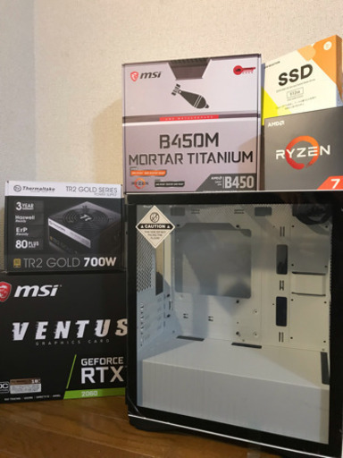 自作ハイスコアパソコン 新品 ryzen 2700x rtx 2060