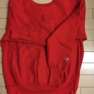 ⑤ 【Champion】リバースウィーブ スウェット 赤