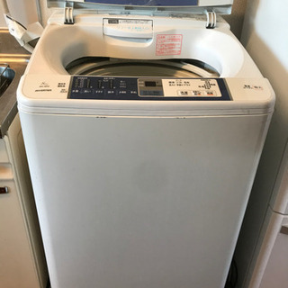 日立全自動洗濯機ビートウォッシュ　BW-8MVの画像