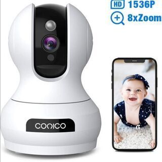 ネットワークカメラ Conico 防犯カメラ WIFIカメラ 3...