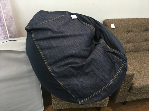 無印良品 人をダメにするソファ デニム