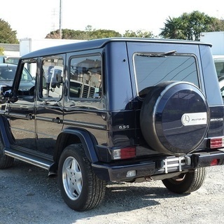 H13　Gクラス　AMG G55L 4WD　サンルーフ　革シート　純正AW　車検2年付き　14031の画像