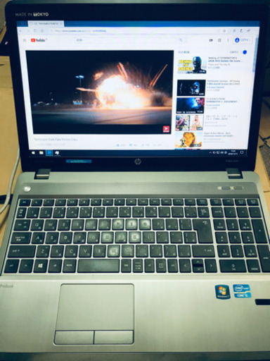 ノートPC HP ProBook 4540s　office Core i5 メモリ6GB HDD320GB