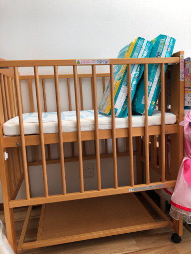 美品！！ ミニサイズ？ ベビーベッド 布団セット