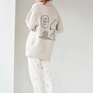 ジェラートピケ スヌーピー カーディガン