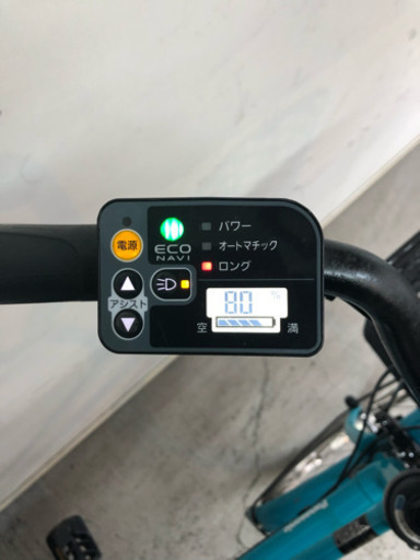 パナソニック LALA5 8ah エコナビ 20インチ 電動自転車 電動アシスト