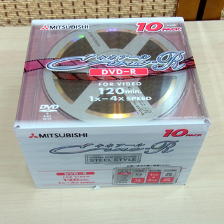 新品 ミツビシ DVD-R 120分 4倍速 10枚組 南12条店 