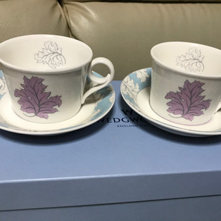 ウエッジウッド★ティーカップ2客セット★タイムフォーウエッジウッド★美品