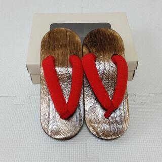 【未使用品】七五三や浴衣などにぴったり下駄草履 子供用