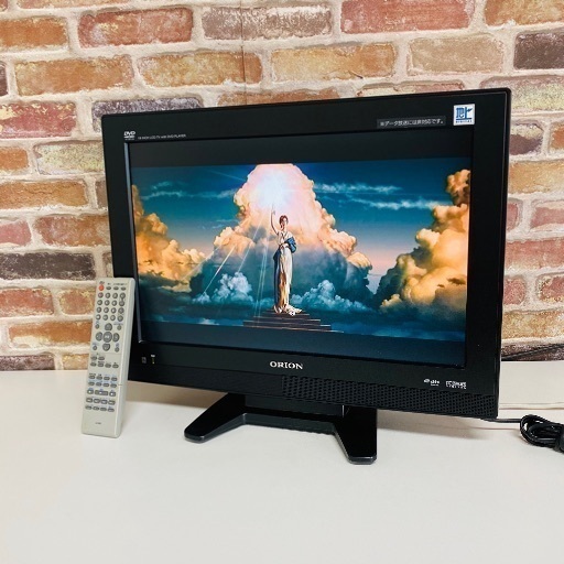 即日発送可‍♀️ ORION 19V型 DVDプレーヤー搭載 液晶テレビ 6000円