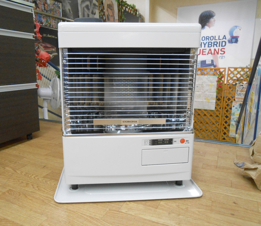 コロナ 16年製 煙突式 石油ストーブ SV-V4516M ポット式幅射 灯油 ヒーター ストーブ 煙突 ホワイト/白 CORONA☆ PayPay(ペイペイ)決済可能 ☆ 札幌市 清田区 平岡