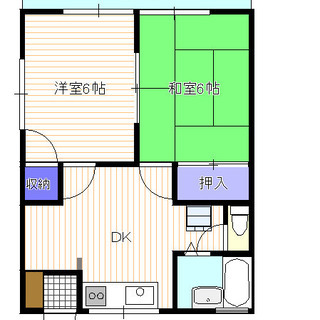 駅近でインフラ充実！2DKのお部屋です！鹿嶋コーワⅠ　202号室 - 鹿嶋市