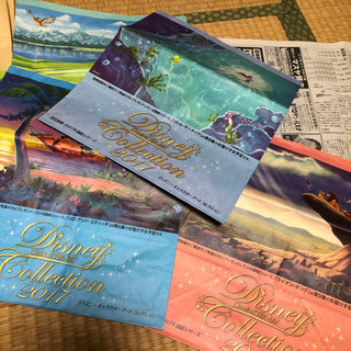 ディズニー新聞紙入れ6つ！