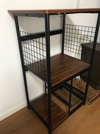おしゃれ家電ラック　美品　5ヶ月だけの使用
